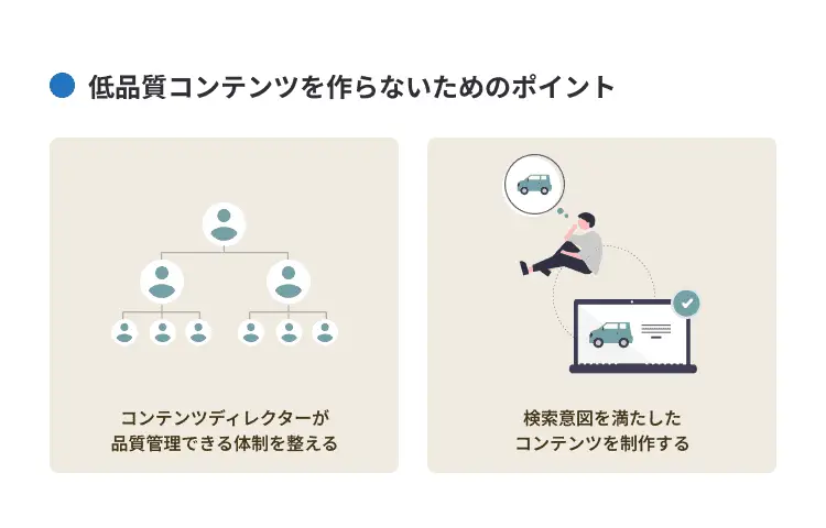 低品質コンテンツを作らないためのポイント