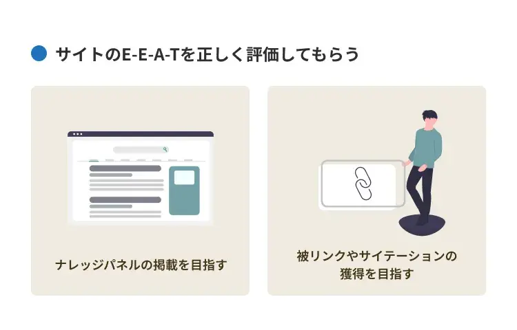 サイトのE-E-A-Tを正しく評価してもらう