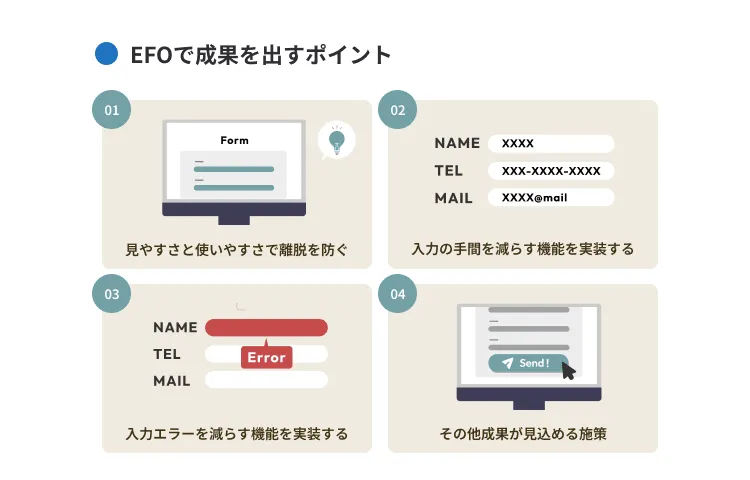 EFOで成果を出すポイント